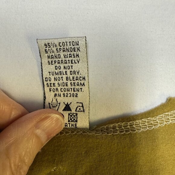 prAna Long-Sleeve V-Neck Women’s Large Olive/Sand Graphic Tee EUC - Picture 7 of 11